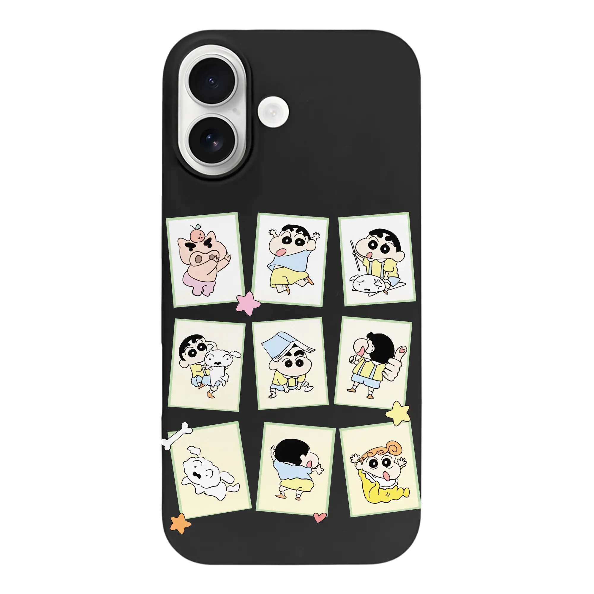 クレヨンしんちゃん グッズ 野原 しんのすけ - iPhone 17 シリーズ シリコンケース 薄型 耐衝撃 指紋防止 ソフトタッチカバー 精密フィット 傷防止 保護ケース iPhone 17/17 Air/17 Pro/17 Pro Max 対応